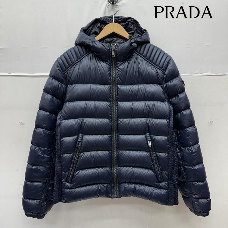 プラダ PRADA ジャケット、上着 ダウンジャケット トライアングル ロゴ ダウン ジャケット SGA654 R142 AR0 - 紺 / ネイビー / navy メンズ USED 古着 中古 50168615