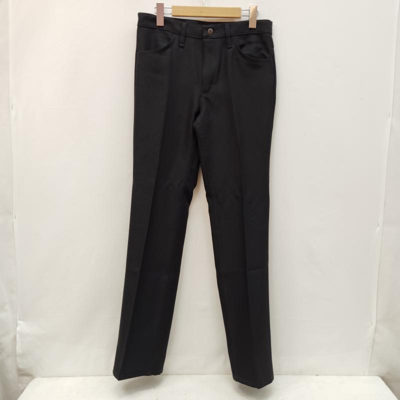ラングラー Wrangler パンツ スラックス ランチャー パンツ ドレス ジーンズ フレア シルエット センター プレス 30インチ 黒 / ブラック / black メンズ USED 古着 中古 50168616