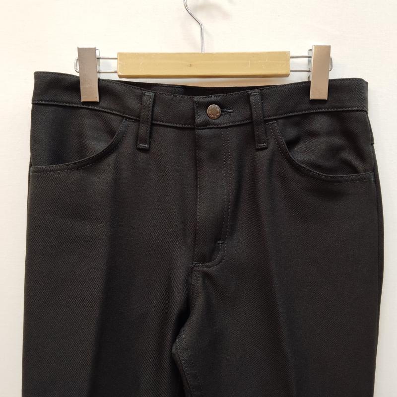 ラングラー Wrangler パンツ スラックス ランチャー パンツ ドレス ジーンズ フレア シルエット センター プレス 30インチ 黒 / ブラック / black メンズ USED 古着 中古 50168616