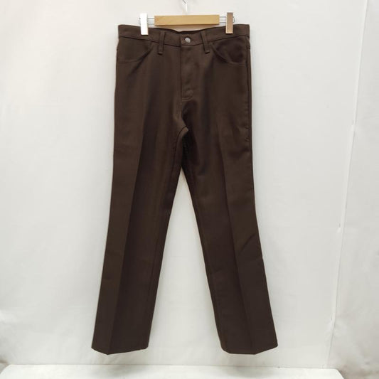 ラングラー Wrangler パンツ スラックス ランチャー パンツ ドレス ジーンズ フレア シルエット センター プレス 32インチ 茶 / ブラウン / brown メンズ USED 古着 中古 50168617