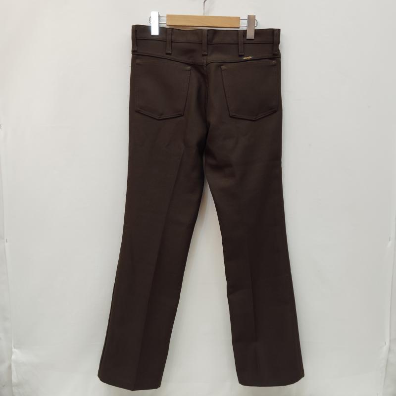 ラングラー Wrangler パンツ スラックス ランチャー パンツ ドレス ジーンズ フレア シルエット センター プレス 32インチ 茶 / ブラウン / brown メンズ USED 古着 中古 50168617