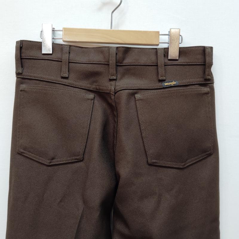 ラングラー Wrangler パンツ スラックス ランチャー パンツ ドレス ジーンズ フレア シルエット センター プレス 32インチ 茶 / ブラウン / brown メンズ USED 古着 中古 50168617