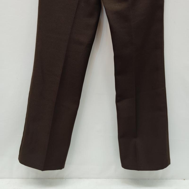 ラングラー Wrangler パンツ スラックス ランチャー パンツ ドレス ジーンズ フレア シルエット センター プレス 32インチ 茶 / ブラウン / brown メンズ USED 古着 中古 50168617