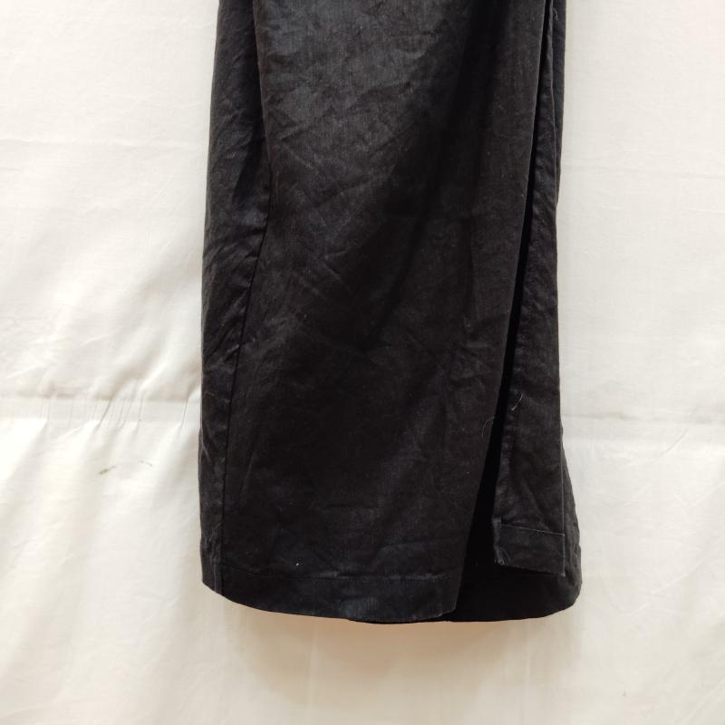 クラネ CLANE ワンピース ロングスカート ドレープ ラップ キャミ スカート アシンメトリー ワンショルダー 1 黒 / ブラック / black レディース USED 古着 中古 50168618