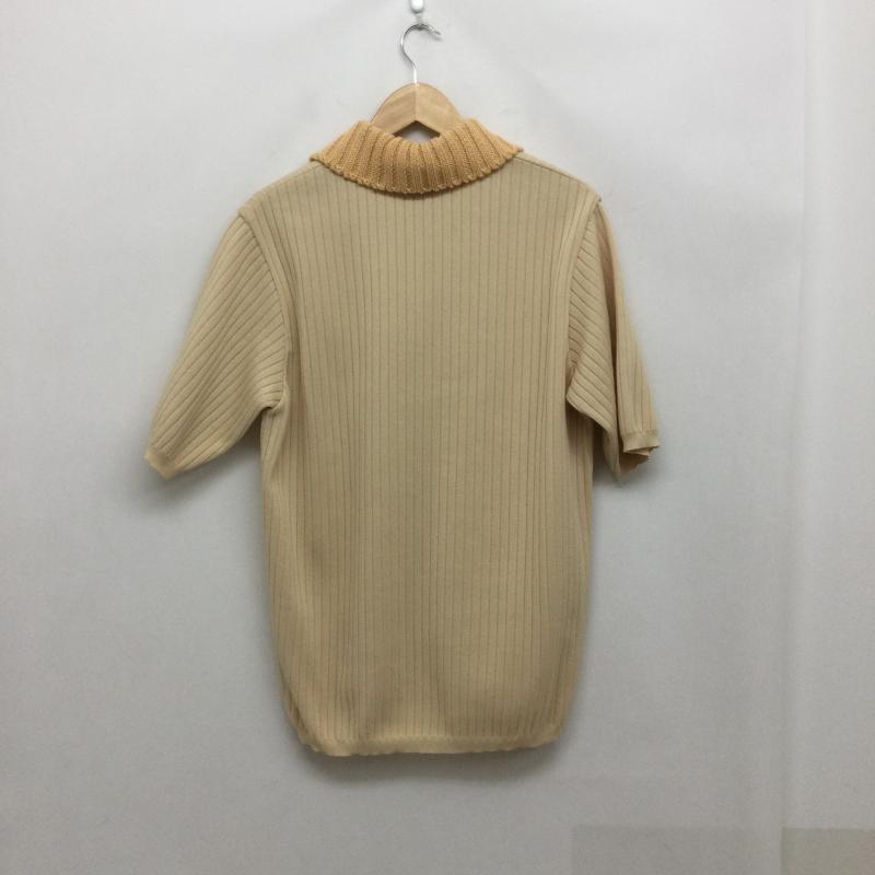 ゼロエイトサーカス 08sircus ポロシャツ 半袖 08 sircus 08 サーカス S23SS-KN01 半袖 ニット ポロシャツ 1 無地 ベージュ / ベージュ / beige メンズ USED 古着 中古 50168622