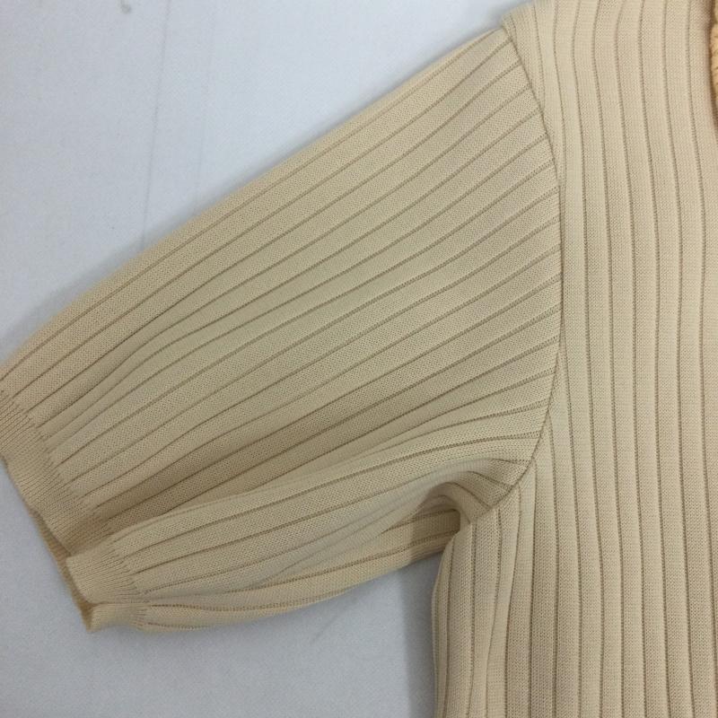 ゼロエイトサーカス 08sircus ポロシャツ 半袖 08 sircus 08 サーカス S23SS-KN01 半袖 ニット ポロシャツ 1 無地 ベージュ / ベージュ / beige メンズ USED 古着 中古 50168622