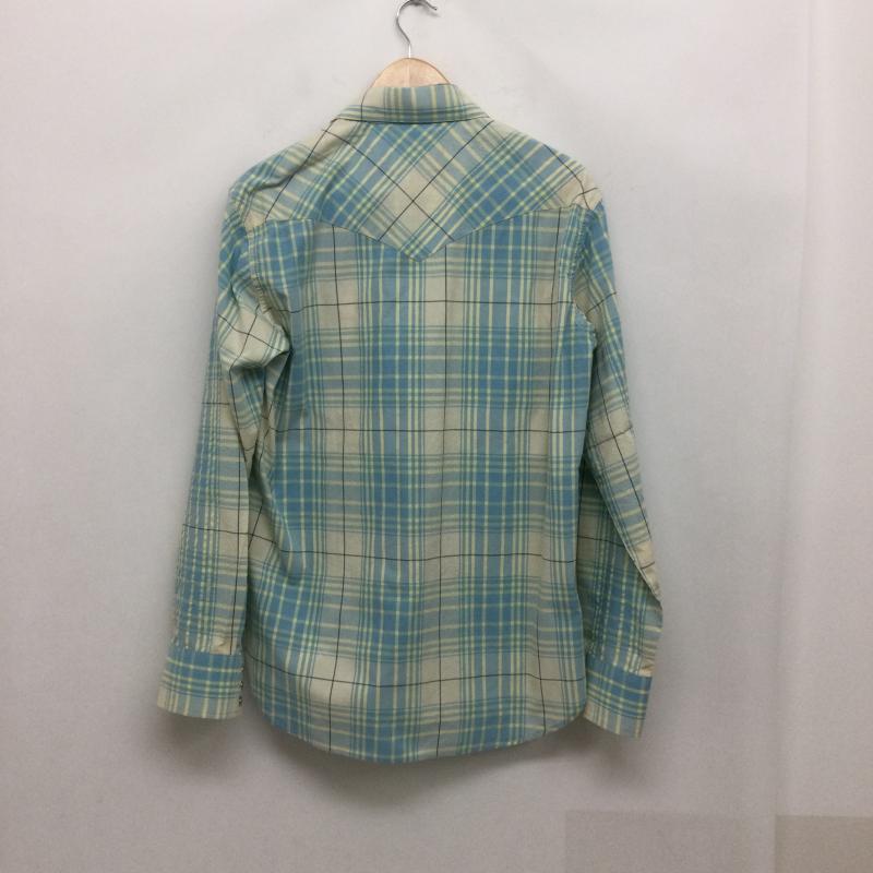 ヒステリックグラマー HYSTERIC GLAMOUR シャツ、ブラウス 長袖 HYSTERIC GLAMOUR ヒステリックグラマー 02201AH03 スカル刺繍 ウエスタン シャツ L チェック 青 / ブルー / blue メンズ USED 古着 中古 50168623