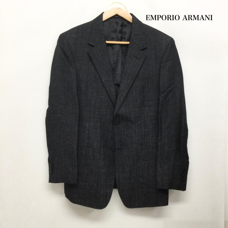 エンポリオアルマーニ EMPORIO ARMANI ジャケット、上着 ジャケット、ブレザー EMPORIO ARMANI エンポリオアルマーニ テーラードジャケット L1G130 50 無地 紺 / ネイビー / navy メンズ USED 古着 中古 50168626