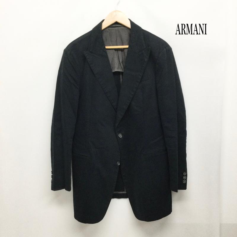 アルマーニコレッツォーニ ARMANI COLLEZIONI ジャケット、上着 ジャケット、ブレザー armani collezioni テーラードジャケット 50 無地 紺 / ネイビー / navy メンズ USED 古着 中古 50168629
