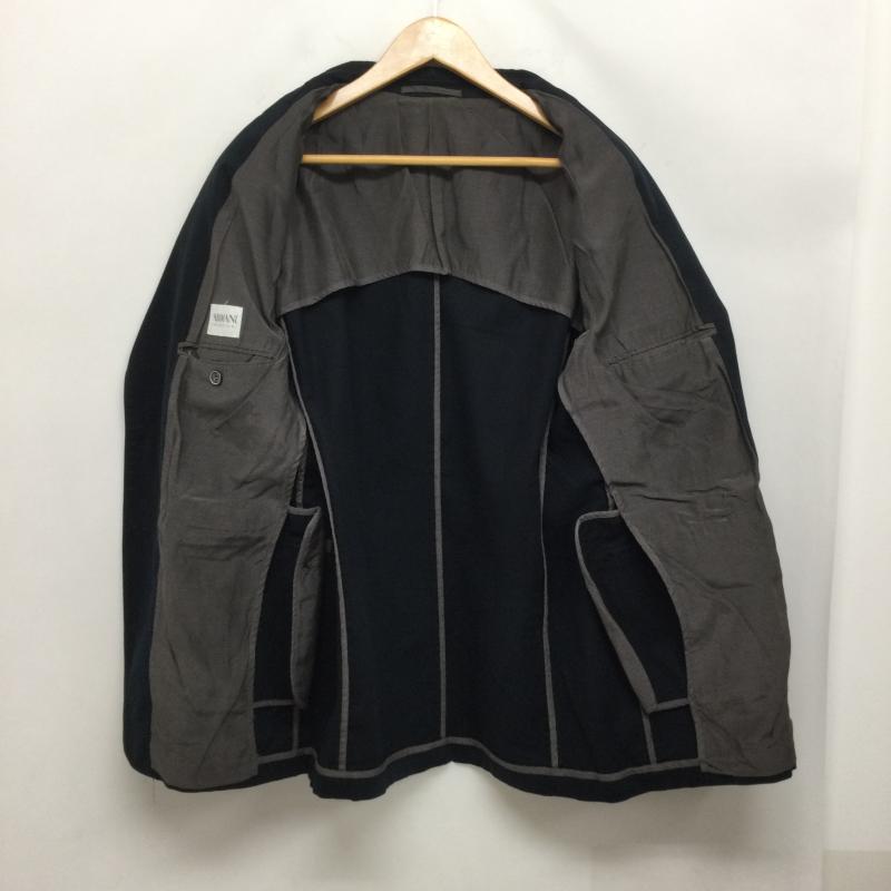 アルマーニコレッツォーニ ARMANI COLLEZIONI ジャケット、上着 ジャケット、ブレザー armani collezioni テーラードジャケット 50 無地 紺 / ネイビー / navy メンズ USED 古着 中古 50168629