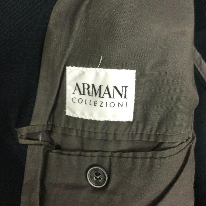 アルマーニコレッツォーニ ARMANI COLLEZIONI ジャケット、上着 ジャケット、ブレザー armani collezioni テーラードジャケット 50 無地 紺 / ネイビー / navy メンズ USED 古着 中古 50168629