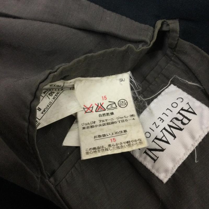 アルマーニコレッツォーニ ARMANI COLLEZIONI ジャケット、上着 ジャケット、ブレザー armani collezioni テーラードジャケット 50 無地 紺 / ネイビー / navy メンズ USED 古着 中古 50168629