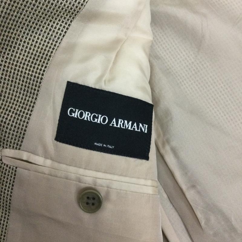ジョルジオアルマーニ GIORGIO ARMANI ジャケット、上着 ジャケット、ブレザー GIORGIO ARMANIテーラードジャケット カシミア　シルク 48 無地 ベージュ / ベージュ / beige メンズ USED 古着 中古 50168630