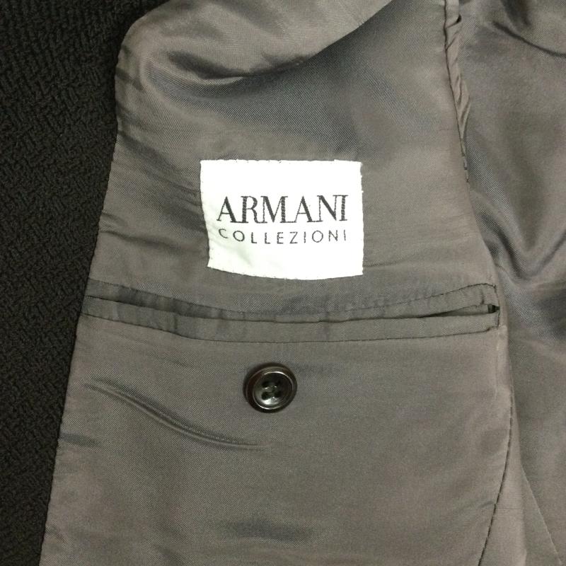 アルマーニコレッツォーニ ARMANI COLLEZIONI ジャケット、上着 ジャケット、ブレザー armani collezioni テーラードジャケット 48 無地 茶 / ブラウン / brown メンズ USED 古着 中古 50168631