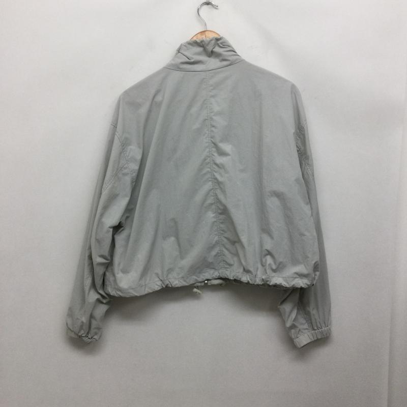 ラコステ LACOSTE ジャケット、上着 ジャンパー、ブルゾン lacoste BF017J ショート&ワイドスタンドカラーブルゾン 38 無地 灰 / グレー / gray レディース USED 古着 中古 50168634