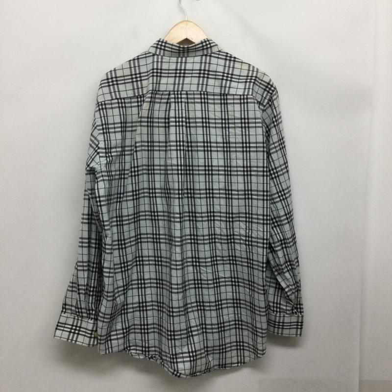 バーバリー BURBERRY シャツ、ブラウス 長袖 burberry 長袖シャツ SMS-001-05　チェック　コットン L チェック 青 / ブルー / blue メンズ USED 古着 中古 50168635