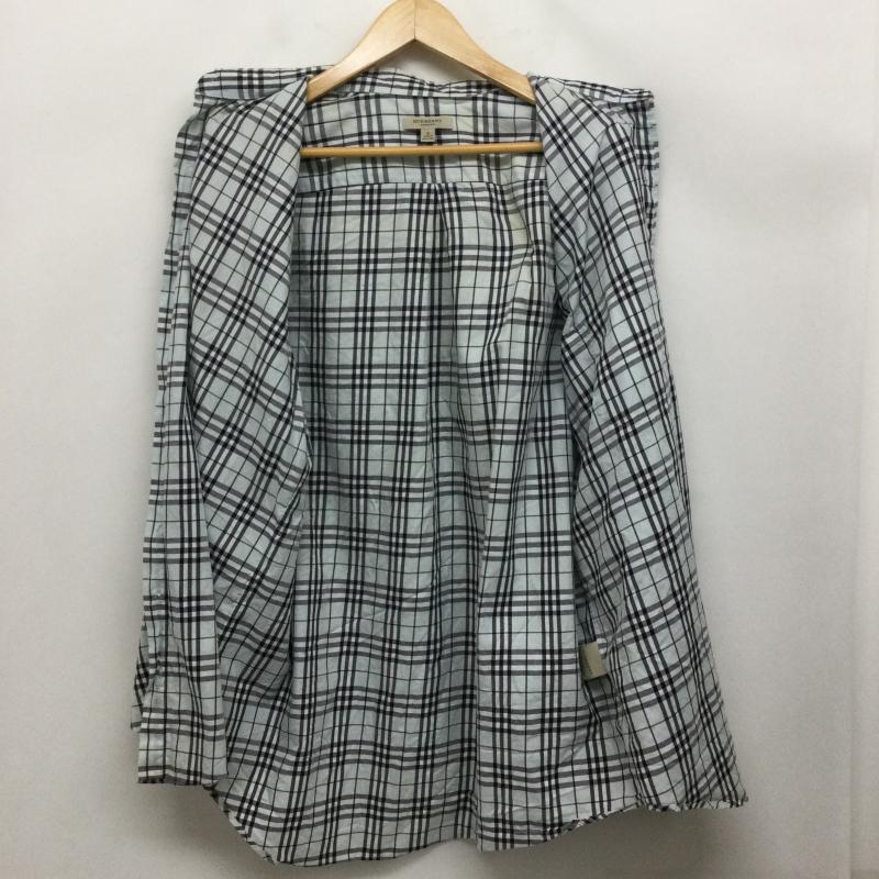 バーバリー BURBERRY シャツ、ブラウス 長袖 burberry 長袖シャツ SMS-001-05　チェック　コットン L チェック 青 / ブルー / blue メンズ USED 古着 中古 50168635