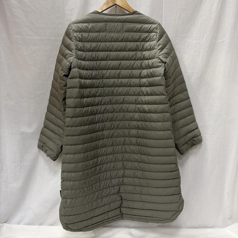 トラディショナルウェザーウェア Traditional Weatherwear ジャケット、上着 ダウンジャケット 21AW ARKLEY LONG DOWN PA ノーカラーロングダウンジャケット パッカブル グレー 36 36 無地 灰 / グレー / gray レディース USED 古着 中古 50168639