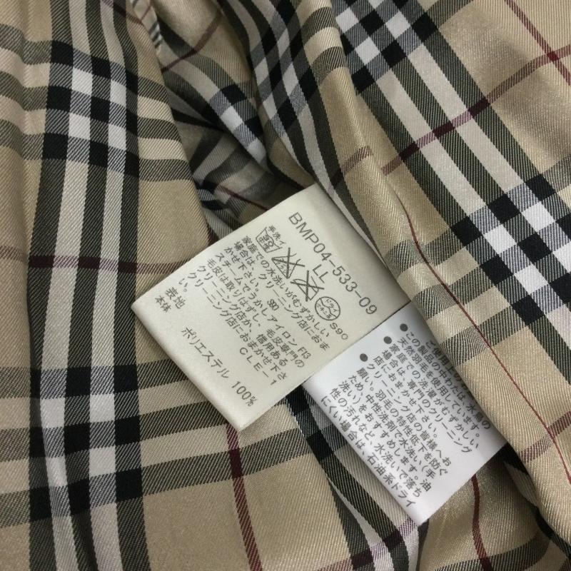 バーバリーブラックレーベル BURBERRY BLACK LABEL ジャケット、上着 ダウンジャケット BURBERRY BLACK LABEL ノヴァチェック フード付き ダウンジャケット ブラック BMP04-533-09 LL 無地 黒 / ブラック / black メンズ USED 古着 中古 50168640