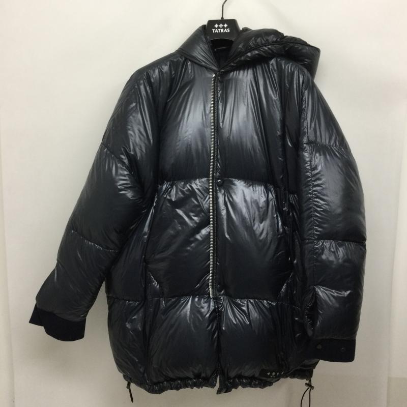 タトラス TATRAS ジャケット、上着 ダウンジャケット オーバーリバーシブルダウン ジャケット サンプル品 L 無地 黒 / ブラック / black X 紺 / ネイビー / navy メンズ USED 古着 中古 50168642