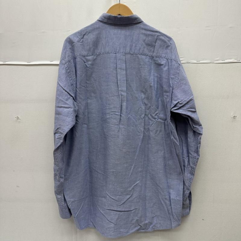 グッドイナフ GOODENOUGH シャツ、ブラウス 長袖 90s 裏原 シャンブレー シャツ L 水色 / ライトブルー / メンズ USED 古着 中古 50168646