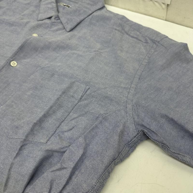 グッドイナフ GOODENOUGH シャツ、ブラウス 長袖 90s 裏原 シャンブレー シャツ L 水色 / ライトブルー / メンズ USED 古着 中古 50168646
