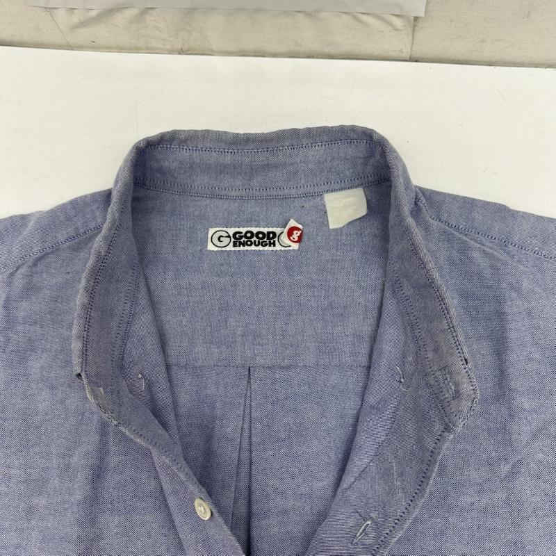 グッドイナフ GOODENOUGH シャツ、ブラウス 長袖 90s 裏原 シャンブレー シャツ L 水色 / ライトブルー / メンズ USED 古着 中古 50168646