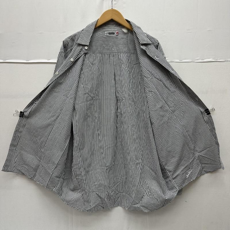 グッドイナフ GOODENOUGH シャツ、ブラウス 長袖 90s 裏原 ストライプ シャツ L 黒 / ブラック / black X 白 / ホワイト / white メンズ USED 古着 中古 50168647