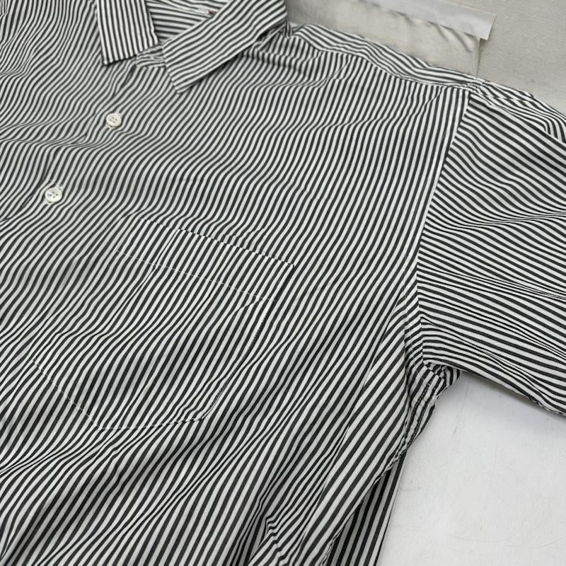グッドイナフ GOODENOUGH シャツ、ブラウス 長袖 90s 裏原 ストライプ シャツ L 黒 / ブラック / black X 白 / ホワイト / white メンズ USED 古着 中古 50168647