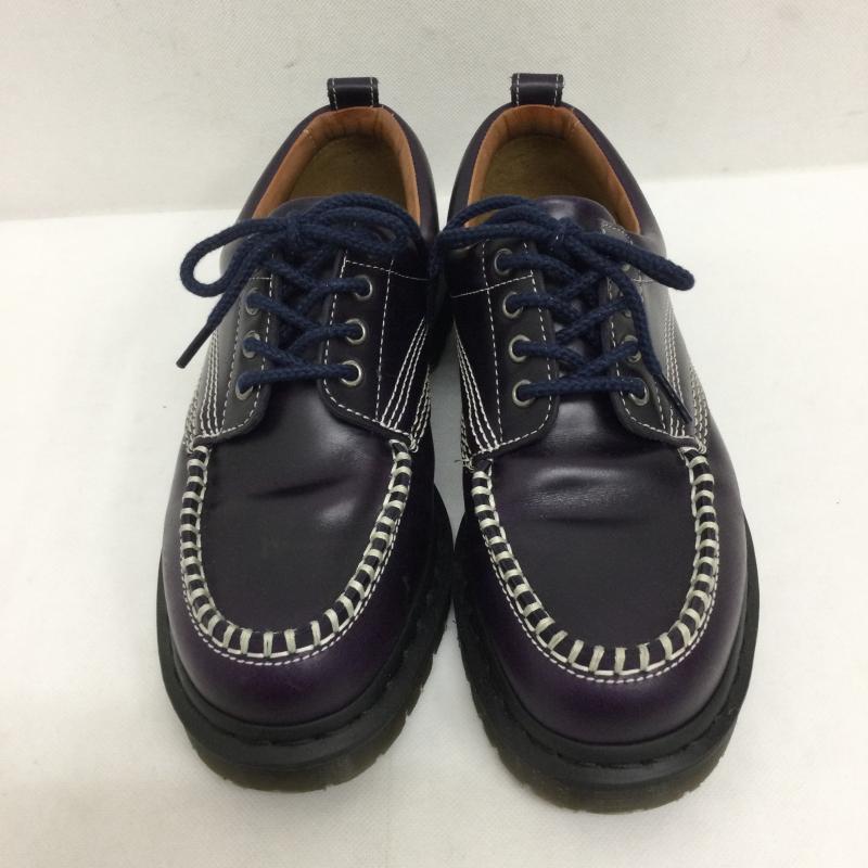 ドクターマーチン Dr.Martens 革靴 革靴 dr.martens LOWELL 4ホール UK：7 紫 / パープル / purple メンズ USED 古着 中古 50168651