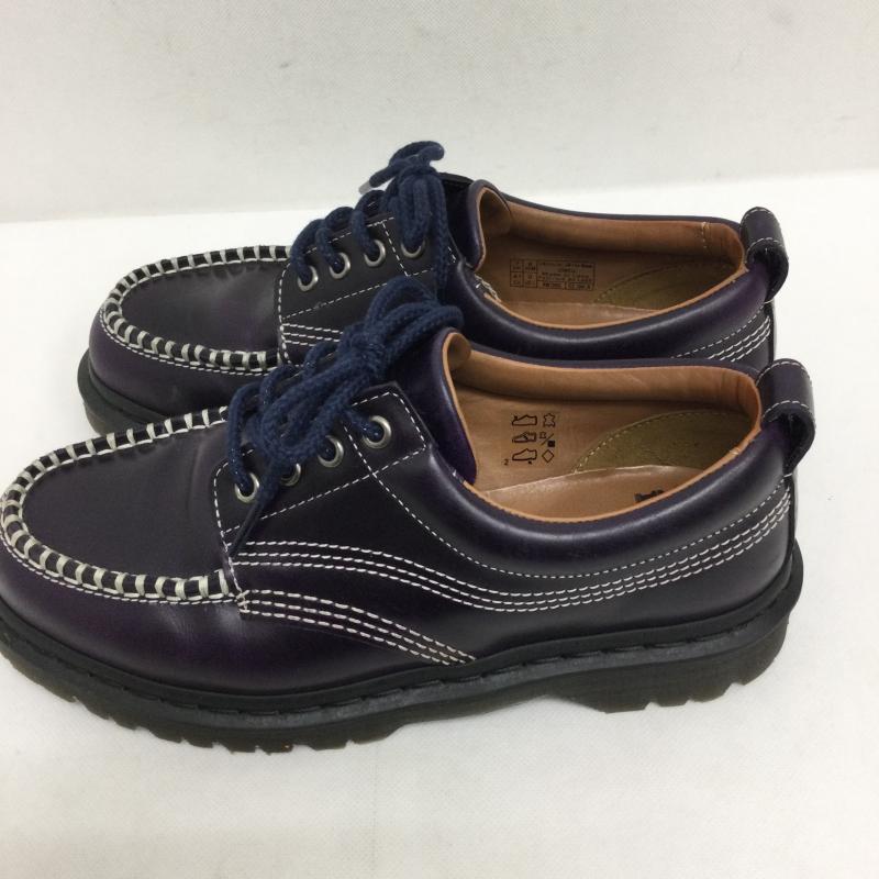 ドクターマーチン Dr.Martens 革靴 革靴 dr.martens LOWELL 4ホール UK：7 紫 / パープル / purple メンズ USED 古着 中古 50168651