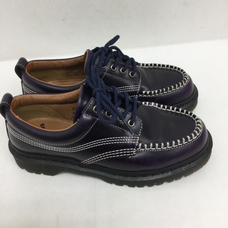 ドクターマーチン Dr.Martens 革靴 革靴 dr.martens LOWELL 4ホール UK：7 紫 / パープル / purple メンズ USED 古着 中古 50168651