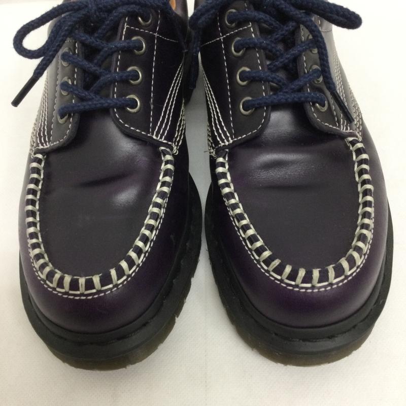 ドクターマーチン Dr.Martens 革靴 革靴 dr.martens LOWELL 4ホール UK：7 紫 / パープル / purple メンズ USED 古着 中古 50168651