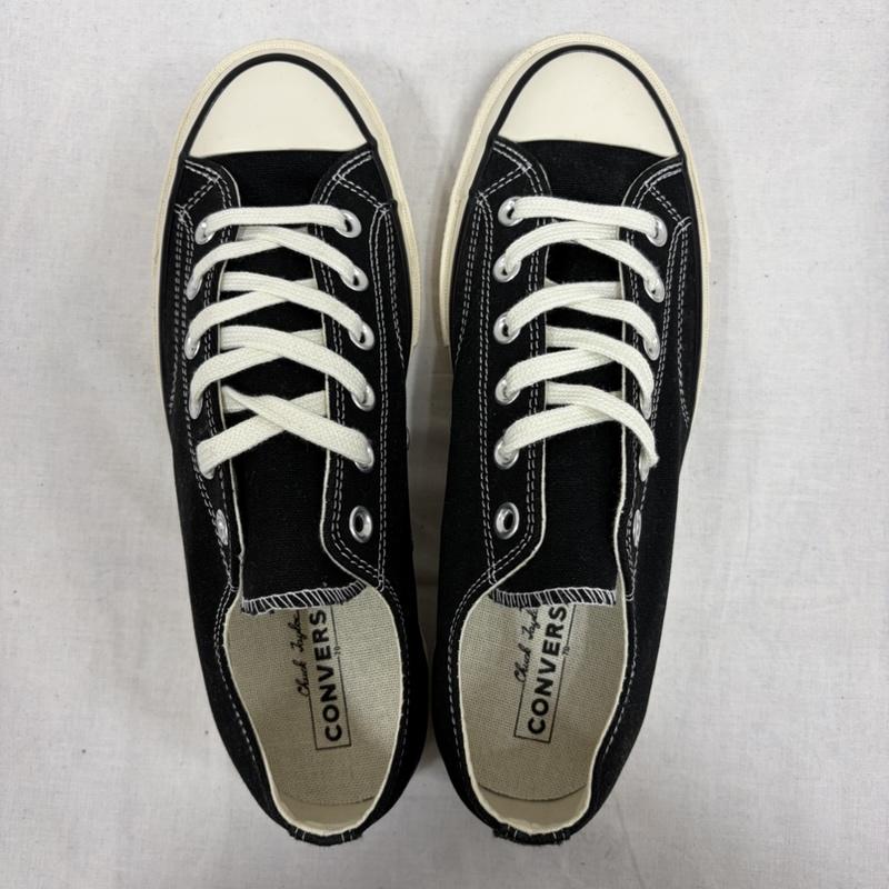 コンバース CONVERSE スニーカー スニーカー ALL STAR オールスター CT70 チャックテイラー ローカット スニーカー 162058C 26.5cm 無地 X ロゴ、文字 黒 / ブラック / black X 白 / ホワイト / white メンズ USED 古着 中古 50168653