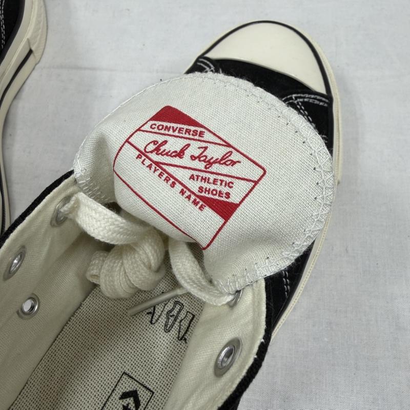 コンバース CONVERSE スニーカー スニーカー ALL STAR オールスター CT70 チャックテイラー ローカット スニーカー 162058C 26.5cm 無地 X ロゴ、文字 黒 / ブラック / black X 白 / ホワイト / white メンズ USED 古着 中古 50168653