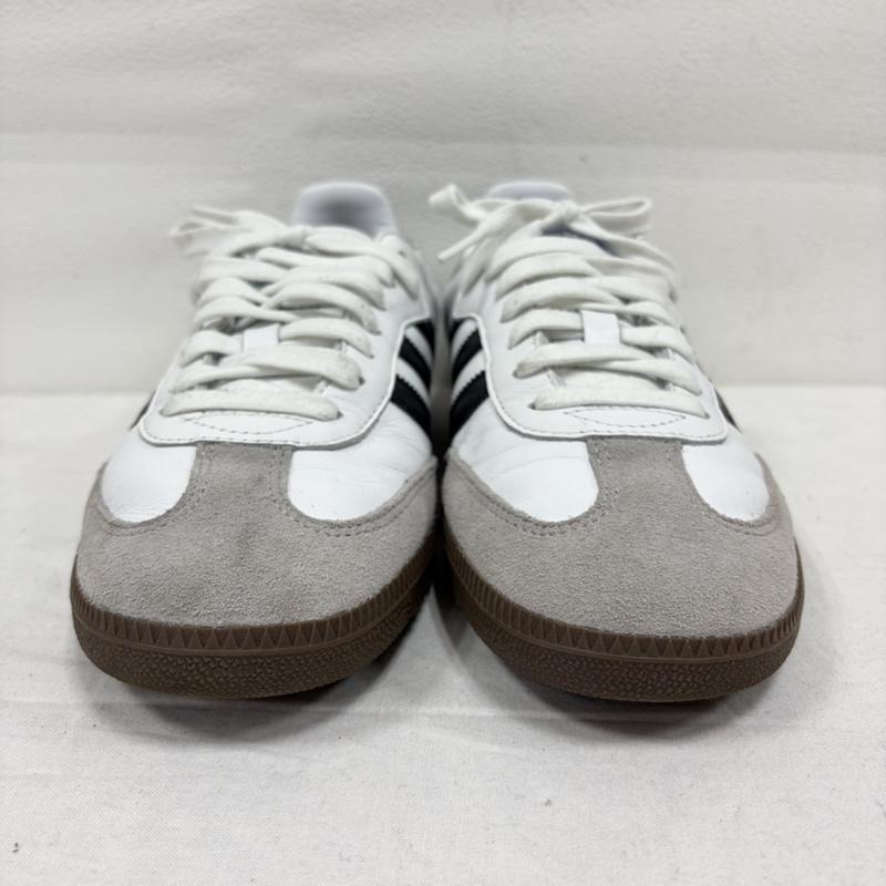 アディダス adidas スニーカー スニーカー SAMBA サンバ B75806 ローカット スニーカー ガムソール ロゴ 26.5cm ロゴ、文字 白 / ホワイト / white X 黒 / ブラック / black X 灰 / グレー / gray メンズ USED 古着 中古 50168654