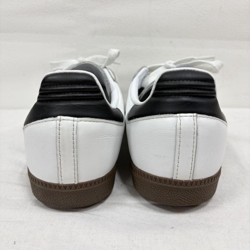 アディダス adidas スニーカー スニーカー SAMBA サンバ B75806 ローカット スニーカー ガムソール ロゴ 26.5cm ロゴ、文字 白 / ホワイト / white X 黒 / ブラック / black X 灰 / グレー / gray メンズ USED 古着 中古 50168654