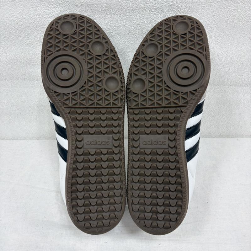 アディダス adidas スニーカー スニーカー SAMBA サンバ B75806 ローカット スニーカー ガムソール ロゴ 26.5cm ロゴ、文字 白 / ホワイト / white X 黒 / ブラック / black X 灰 / グレー / gray メンズ USED 古着 中古 50168654