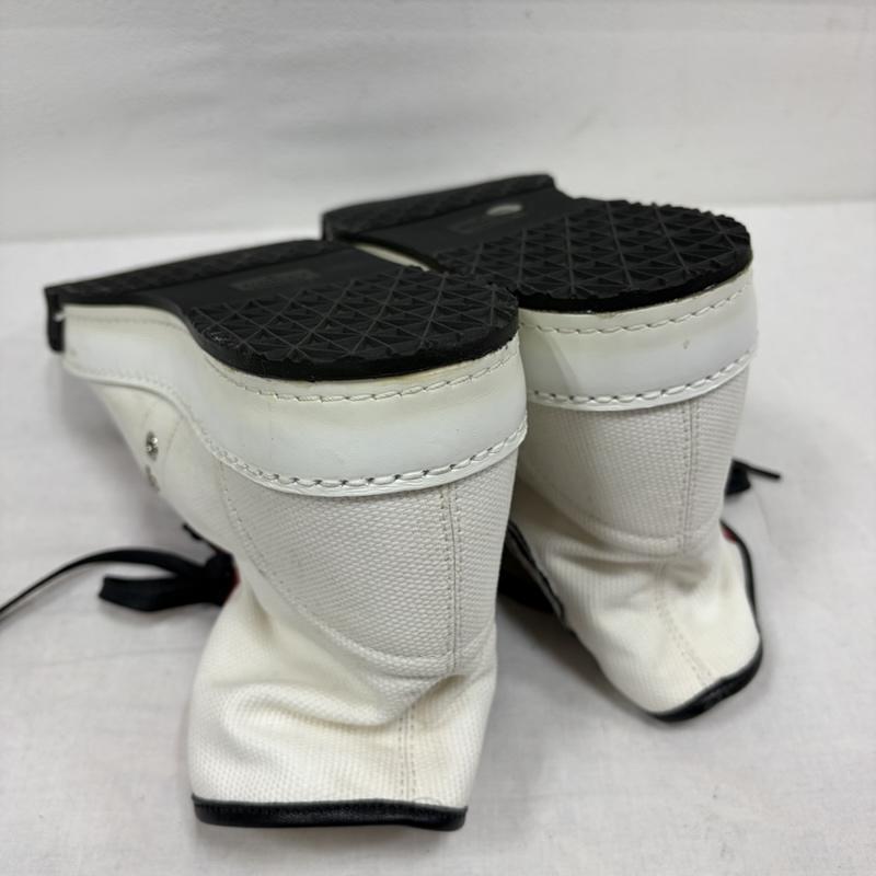 グッチ GUCCI スニーカー スニーカー キャンバス レザー クレストロゴ ハイカット スニーカー ワッペン 27.0cm ロゴ、文字 X 刺繍 白 / ホワイト / white X 黒 / ブラック / black X 赤 / レッド / red メンズ USED 古着 中古 50168655