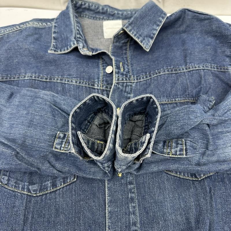 グッドイナフ GOODENOUGH シャツ、ブラウス 長袖 ロゴ 刺繍 デニム ウエスタン シャツ XL インディゴ / インディゴ / Indigo メンズ USED 古着 中古 50168657