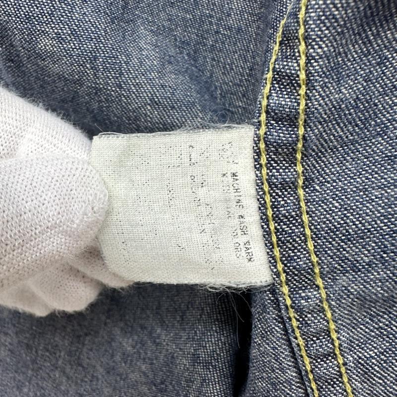 グッドイナフ GOODENOUGH シャツ、ブラウス 長袖 ロゴ 刺繍 デニム ウエスタン シャツ XL インディゴ / インディゴ / Indigo メンズ USED 古着 中古 50168657