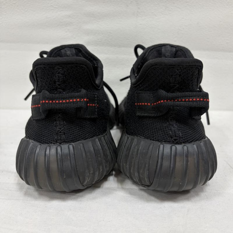 イージー YEEZY スニーカー スニーカー adidas Boost 350 V2 イージーブースト CP9652 ローカット スニーカー 26.0cm ロゴ、文字 黒 / ブラック / black X 赤 / レッド / red メンズ USED 古着 中古 50168658