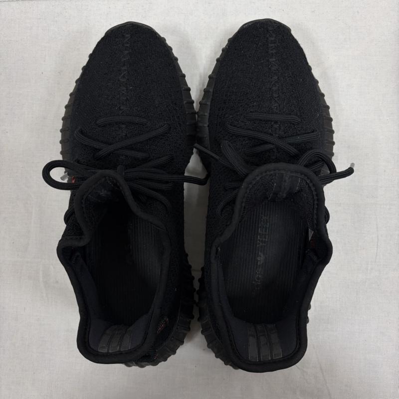 イージー YEEZY スニーカー スニーカー adidas Boost 350 V2 イージーブースト CP9652 ローカット スニーカー 26.0cm ロゴ、文字 黒 / ブラック / black X 赤 / レッド / red メンズ USED 古着 中古 50168658