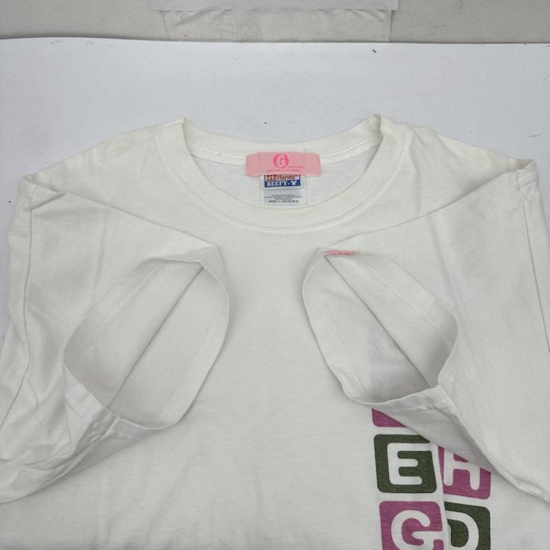 グッドイナフ GOODENOUGH Tシャツ 半袖 90s 00s archive Hanes プリント Tシャツ L 白 / ホワイト / white メンズ USED 古着 中古 50168661