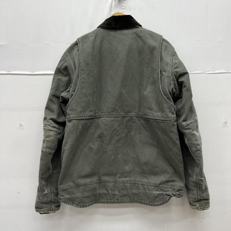 カーハート Carhartt ジャケット、上着 ジャンパー、ブルゾン フルスイング アームストロング ジャケット ワーク モス S メンズ USED 古着 中古 50168665