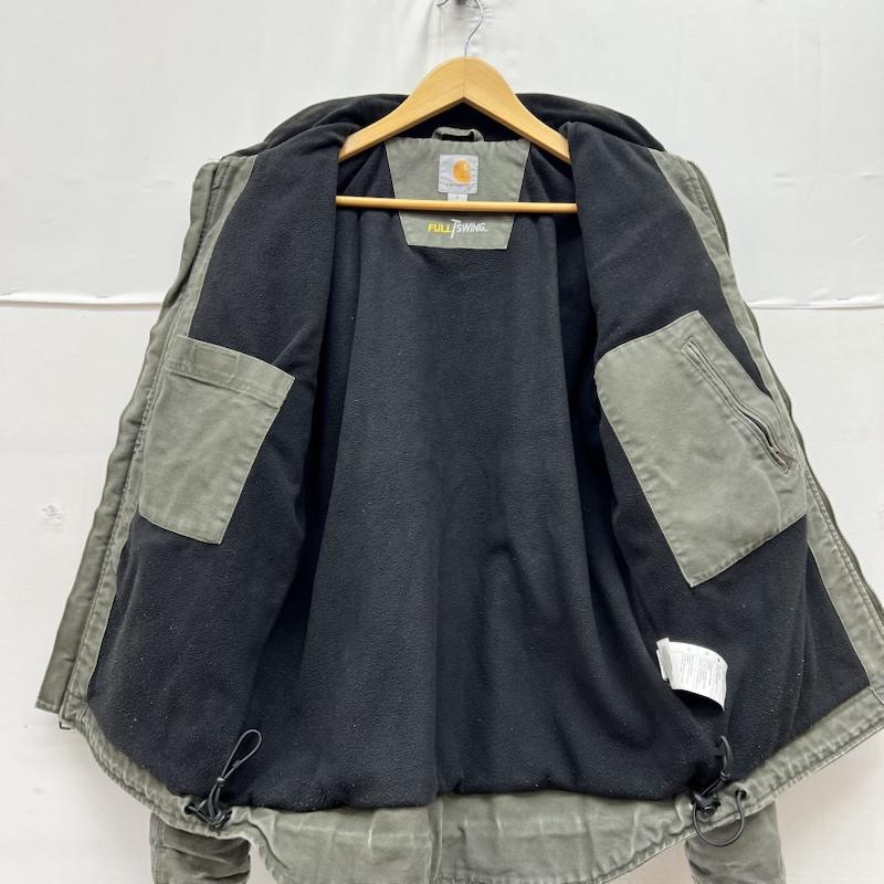 カーハート Carhartt ジャケット、上着 ジャンパー、ブルゾン フルスイング アームストロング ジャケット ワーク モス S メンズ USED 古着 中古 50168665
