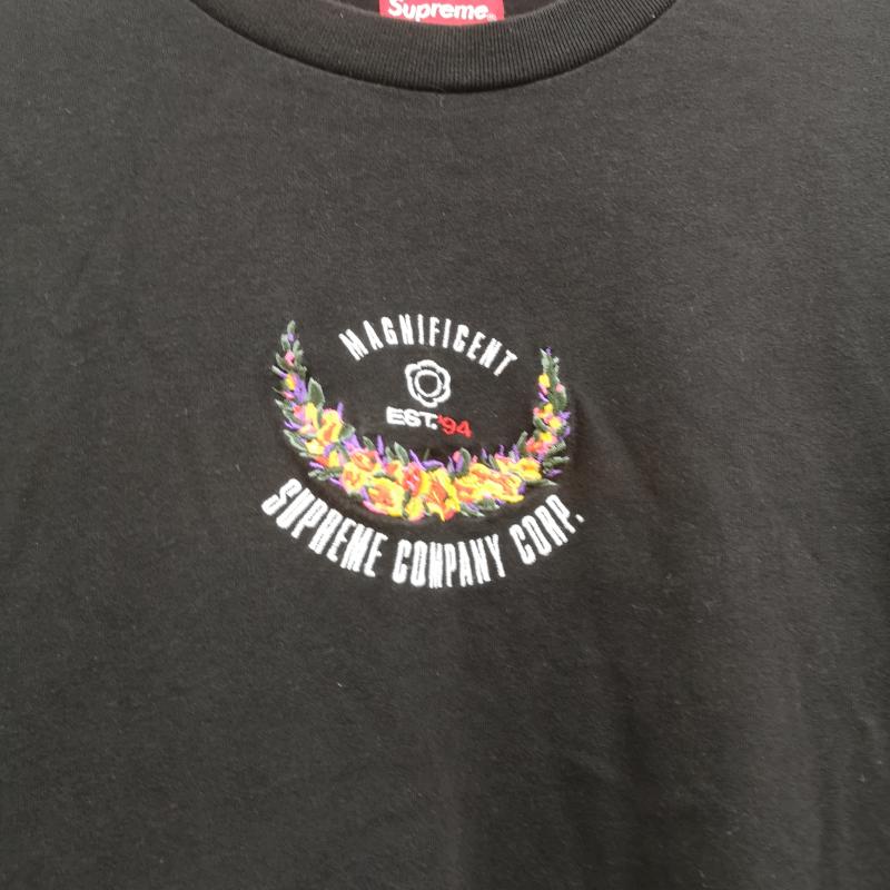 シュプリーム Supreme Tシャツ 半袖 23SS エンブレム風 グラフィック 半袖 Tシャツ S/S TEE M 黒 / ブラック / black メンズ USED 古着 中古 50168668
