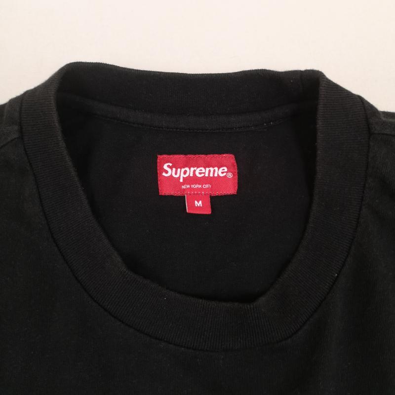 シュプリーム Supreme Tシャツ 半袖 23SS エンブレム風 グラフィック 半袖 Tシャツ S/S TEE M 黒 / ブラック / black メンズ USED 古着 中古 50168668