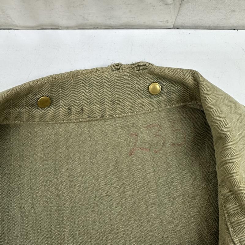 古着 USED ジャケット、上着 ジャンパー、ブルゾン 40s USMC P-44 ヘリンボーン ユーティリティ ジャケット - カーキオリーブ / カーキオリーブ / メンズ USED 古着 中古 50168670