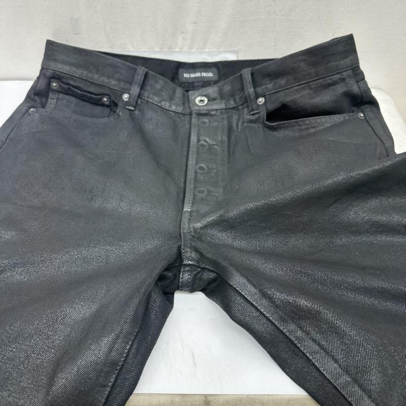 古着 USED パンツ デニム、ジーンズ NO MASS PROD WAXED DENIM JEANS ワックスド デニム ジーンズ XL 黒 / ブラック / black メンズ USED 古着 中古 50168673